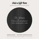 gift note on back