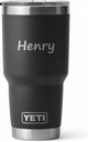 Engraved 30 oz Black