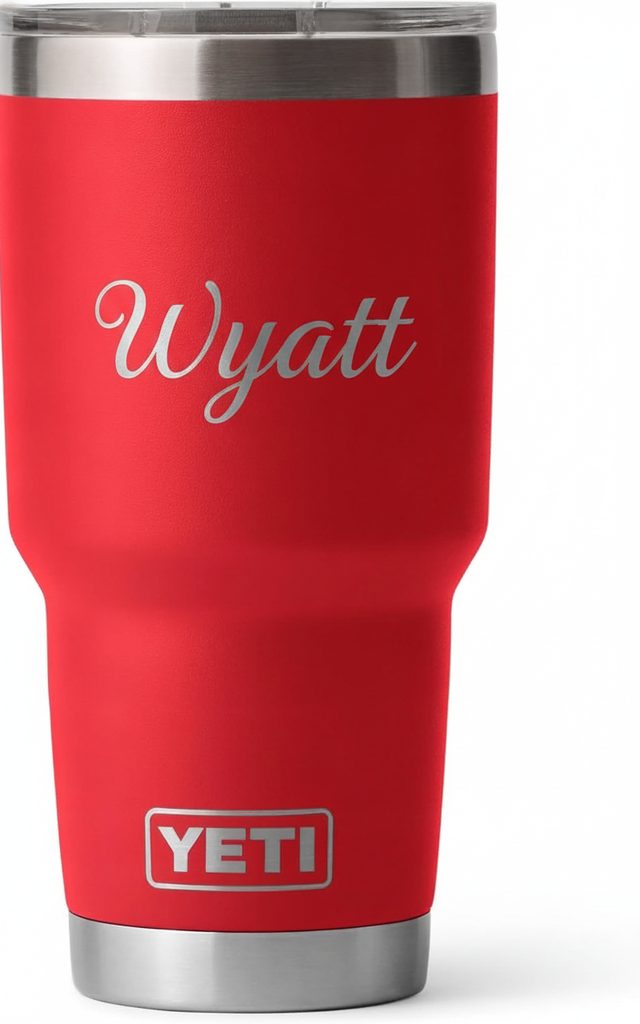 Engraved 30 oz Rescue Red
