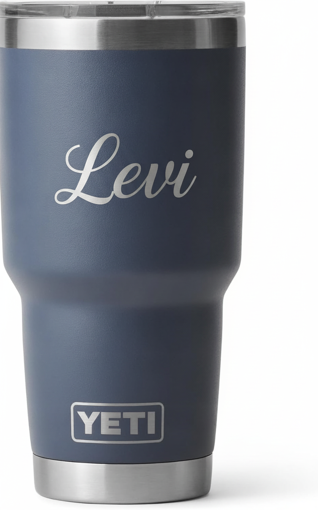 Engraved 30 oz Navy