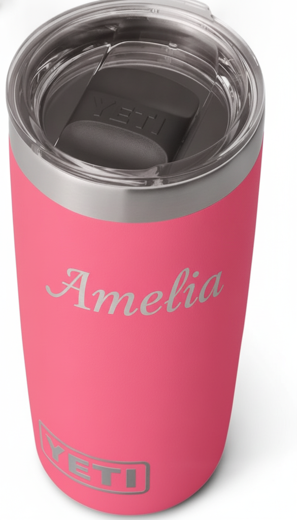 Engraved 10 oz Tropical Pink