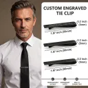 Matte Black Tie Clip