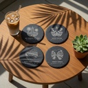 Los Angeles Landmark Slate Coaster Set of 4