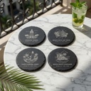 Miami Landmark Slate Coaster Set of 4