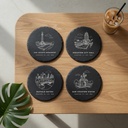 Houston Landmark Slate Coaster Set of 4