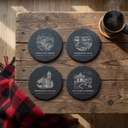 Minneapolis Landmark Slate Coaster Set of 4