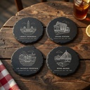 Kansas City Landmark Slate Coaster Set of 4