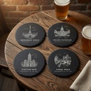 Indianapolis Landmark Slate Coaster Set of 4