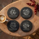 Albuquerque Landmark Slate Coaster Set of 4