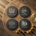 Sacramento Landmark Slate Coaster Set of 4