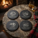 Scotland Landmark Slate Coaster Set of 4