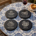 Portugal Landmark Slate Coaster Set of 4