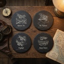 WWI Airplane Coasters – Vintage Biplanes