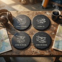 Cessna Pilot Coasters – Set of 4