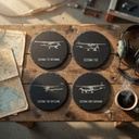 Cessna Pilot Coasters – Set of 4