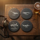 1970s Airplane Coasters – Vintage Jets and Airliners