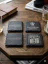 Scotch Lovers Slate Coasters – Assorted Set of 4 (Square)
