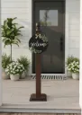 Porch Post for Door Hangers, Wreaths, etc